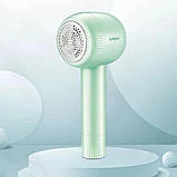 Машинка для видалення катишків VGR V-813, Машинка для стрижки котишок. Колір: зелений, фото 4