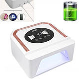 Лампа для нігтів UV LAMP SUN Y31 Сушарка для гель лаку на акумуляторі, Лампа для сушіння гель-лаку вдома, фото 6