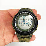 Годинник наручний чоловічий SKMEI 2070CMGNWT ARMY GREEN CAMO. Колір: камуфляж, фото 6