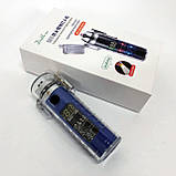 Дугова електроімпульсна запальничка HL-512 водонепроникна, електронна сенсорна ліхтар. Колір: синій, фото 2