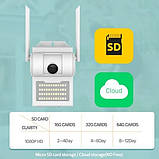 Камера відеоспостереження UKC CAMERA D2 WIFI IP 2.0mp вулична з Led прожектором, фото 5