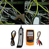 Кабельний LAN тестер трасошукач Веnеtесh GМ 6О з роз'ємами RJ-11 і RJ-45 шукач дротів індикатор проводки, фото 6