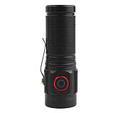 Ліхтар PLD W5182-3XHP360, Ручний ліхтарик led, Водонепроникний ліхтар, Кишеньковий ліхтар із usb зарядкою, фото 4