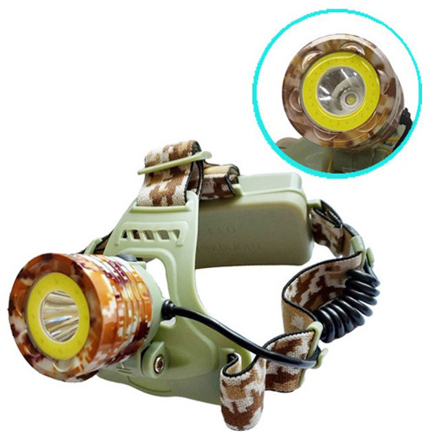 Ліхтар налобний CH-108-T6+COB(white+red), надпотужний ліхтар налобний, світлодіодний ліхтар на лоб, фото 1