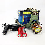 Ліхтар налобний CH-108-T6+COB(white+red), надпотужний ліхтар налобний, світлодіодний ліхтар на лоб, фото 2