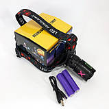 Ліхтар налобний NIGHT VISION FLUORESCENCE CT012-P-TG, Ліхтар акумуляторний для риболовлі, Головний ліхтарик, фото 6