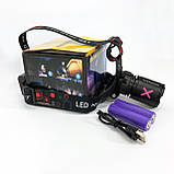 Ліхтар налобний NIGHT VISION FLUORESCENCE CT012-P-TG, Ліхтар акумуляторний для риболовлі, Головний ліхтарик, фото 7