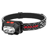 Ліхтар налобний акумуляторний PLD-SL02-XPG, Налобний прожектор, Потужний ліхтар для риболовлі, фото 4