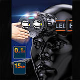 Ліхтар налобний Bailong 666-2 XPL, Потужний ліхтар на голову, Наголовний ліхтар, Надійний ліхтар, фото 3