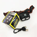 Ліхтар налобний Bailong 666-2 XPL, Потужний ліхтар на голову, Наголовний ліхтар, Надійний ліхтар, фото 6