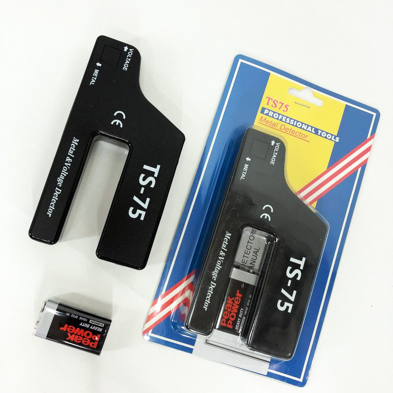 Детектор проводки та металу TS-75 детектор вольтажу металодетектор, фото 1