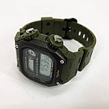 Годинник наручний чоловічий SKMEI 6212/2126AG, Годинник наручний електронний тактичний, Водостійкий годинник, фото 7