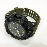 Годинник наручний чоловічий SKMEI 6851/1586AG, Військовий чоловічий наручний годинник зелений, Годинник, фото 4