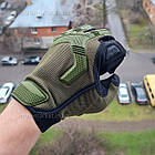 🔥 Рукавички полнопалые "Protector Plus" (Олива) тактичні, військові, штурмові, нгу зсу, фото 5