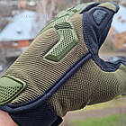 🔥 Рукавички полнопалые "Protector Plus" (Олива) тактичні, військові, штурмові, нгу зсу, фото 9