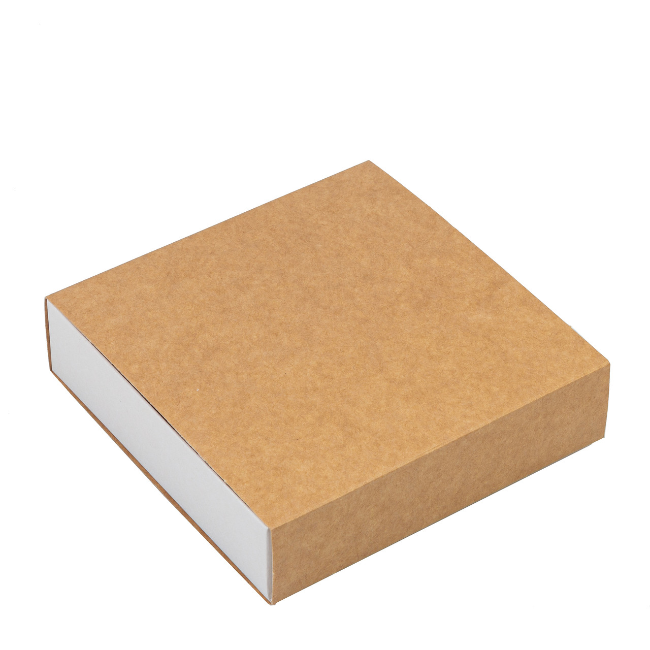 Коробка 120х120х30 для пряника без вікна, крафт, фото 1