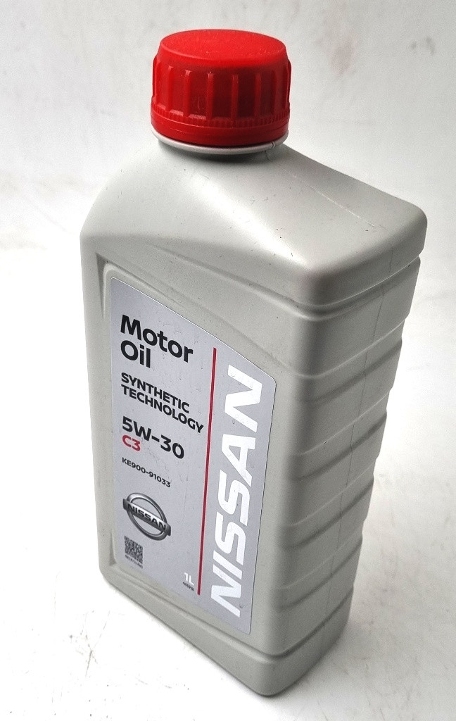 Моторна олива синтетична, оригінал, Nissan 5W-30 1л OEM KE900-91033, фото 1