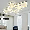 Смарт люстра Esllse SVEN 110W 3S SMART LED APP біла 5500Лм 900x500x80мм світлодіодна з пультом і додатком для смартфону, фото 4