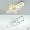 Смарт люстра Esllse SVEN 110W 3S SMART LED APP біла 5500Лм 900x500x80мм світлодіодна з пультом і додатком для смартфону, фото 6