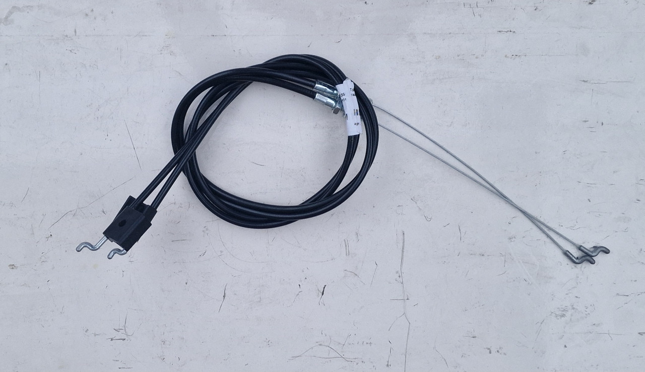 Трос газонджерсарка гальма гачок L-135 см кембрик 110 см газонокосарка, фото 1