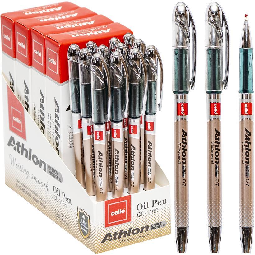 Ручка масляна синя 0,7 мм Cello Athlon CL-1166