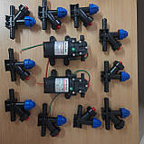 Комплект для саморобного обприскувача 2 насоси та 10 форсунок, фото 3