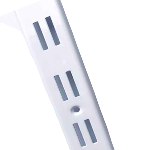 Рейка подвійна настінна  біла 2м (1,2мм) напрямний торговий профіль, фото 1