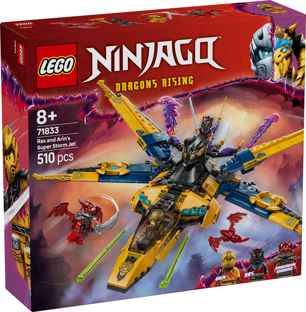 LEGO Ninjago Суперштормовий реактивний літак Рас та Арін [71833], фото 1