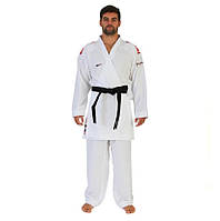 Кімоно для карате "JIN KUMITE GI ELITE" Premier League (червоні смуги на плечах) | біле | SMAI AS-034R