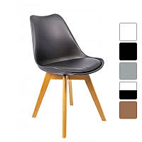 Крісло Bonro B-487 стілець для дому кафе ресторану W_2031 Чорний, 1 шт