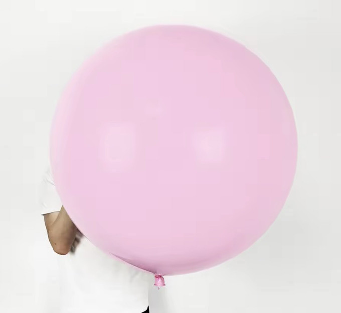 Велика Повітряна Куля Latex Balloon 36 дюймів 90 см Рожевий (00293)