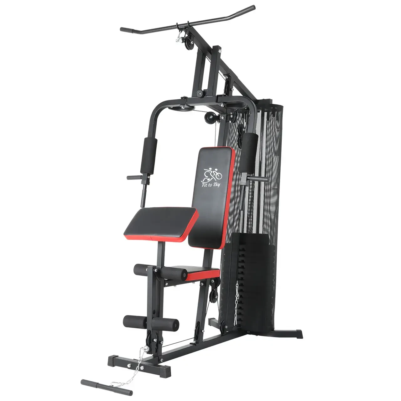 Силова станція FitToSky ES-402 65кг багатофункціональний тренажер для дому спортзалу W_2474, фото 1