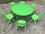 Дитячий круглий столик Terrio Салатовий, фото 5