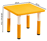 Дитячий регульований столик Terrio Синій, фото 5