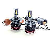 Світлодіодні лед лампи цоколь H4 LED HeadLight M8 PRO 110W 6000K 12000Lm 12/24V з Canbus
