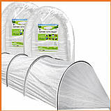 Теплиця 6 м "Агро-Лідер" з агроволокна, розбірна дугова, парник для розсади та огорода, парники для дачі Украї, фото 2