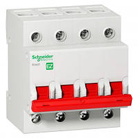Schneider Electric Вимикач навантаження 100А EZ9 "І-О" 4Р EZ9S16491