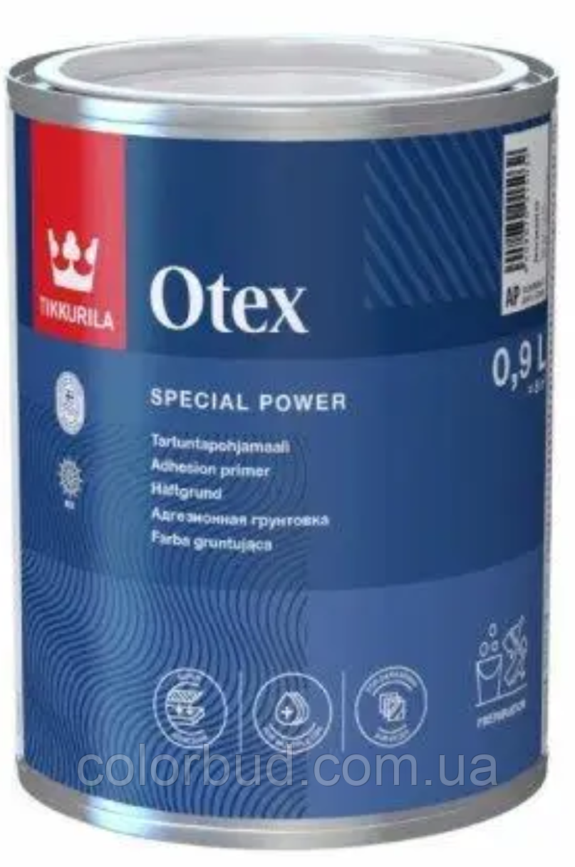 Адгезионный грунт для проблемных поверхностей Отекс Otex Tikkurila