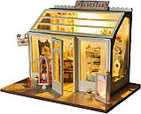 Румбокс Кондитерська Щастя Cake Shop DIY Book Nook Kit Інтер'єрний конструктор TD-25, фото 4