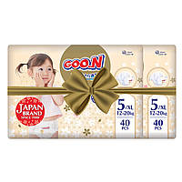 Підгузки GOO.N Premium Soft для дітей (розмір 5(XL), 12-20 kg, 80 шт.)