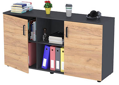 Тумба офісна LT-141х75 антрацит TM Loft design