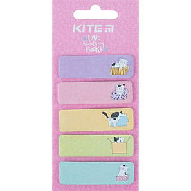 Паперові закладки з клейким шаром Kite Cats 15х50 мм 100 шт