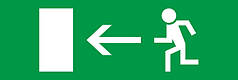 Піктограма "Стрілка наліво" для аварійних світильників 297 e.pict.left.280.95