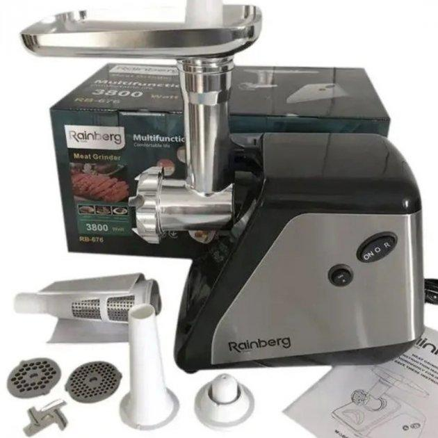 Електрична м'ясорубка Rainberg RB-676 3800W