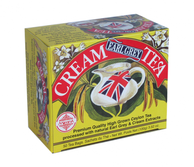Чорний чай Mlesna "Earl Grey Cream Black Tea" (Ерл Грей із вершками 50п*2г) 100 г, фото 1