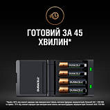 Популярний! Зарядний пристрій для акумуляторів Duracell CEF27 + 2 rechar AA1300mAh + 2 rechar AAA750mAh (5001374) - Краща якість, фото 6