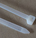 Стяжка кабельна нейлонова універсальна хомут білого кольору 7,6х300мм для фіксації кабелів кріплення до несучих поверхонь уп100шт, фото 10