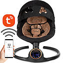 Заколисуючий центр 2в1 Kidwell Reve black/gold, фото 8