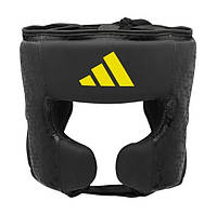 Шлем боксерский ADIDAS X ANDERSON SILVA 50 | черно-желтый | ADIDAS ADIAS50HG original Акція Знижка