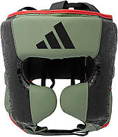 Шлем боксерский Adidas Combat 50 | черно/зеленый | ADIC50HG ADIDAS original Акція Знижка